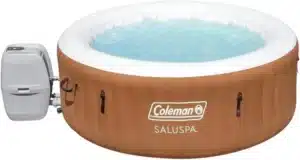 Okrągłe jacuzzi dmuchane – przenośne spa ogrodowe