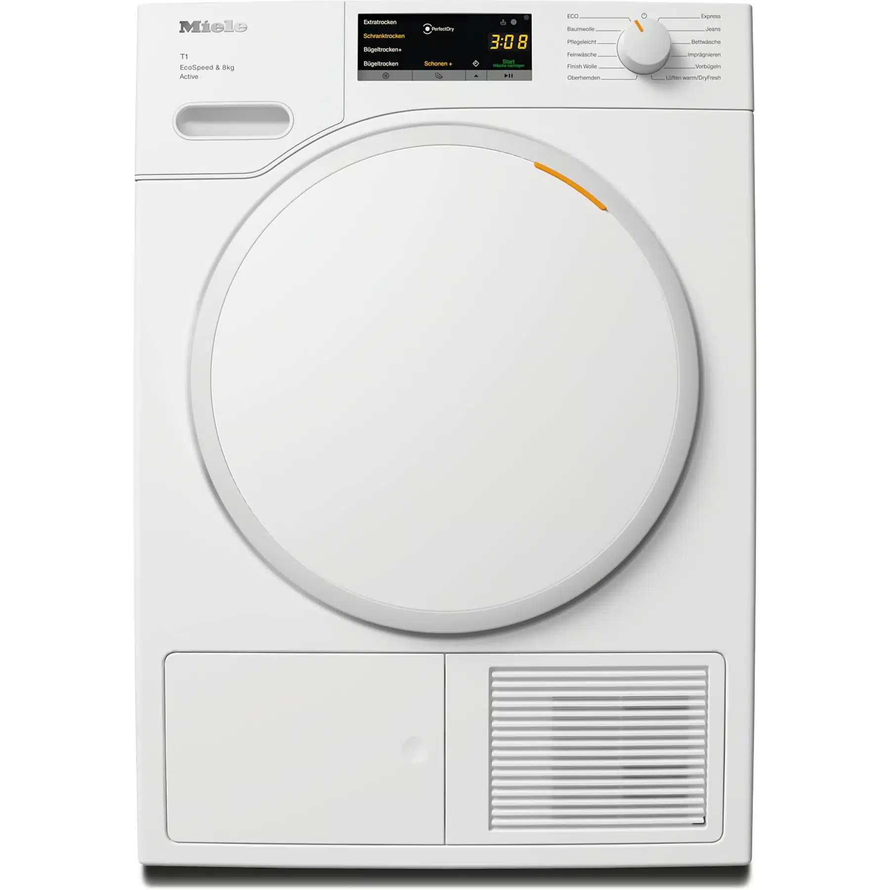 MIELE TWA520WP 8kg T1 Witte Editie Actieve Warmtepomp Wasdroger (8kg, Lotuswit)