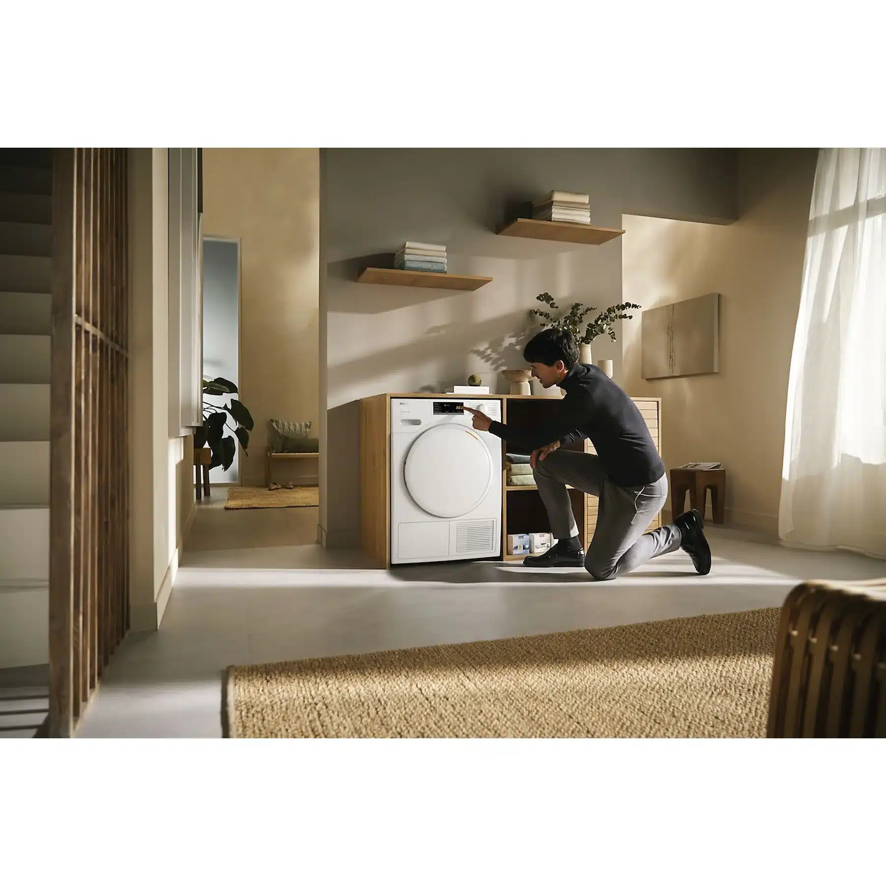 MIELE TWA520WP 8kg T1 Witte Editie Actieve Warmtepomp Wasdroger (8kg, Lotuswit) - obrazek 5