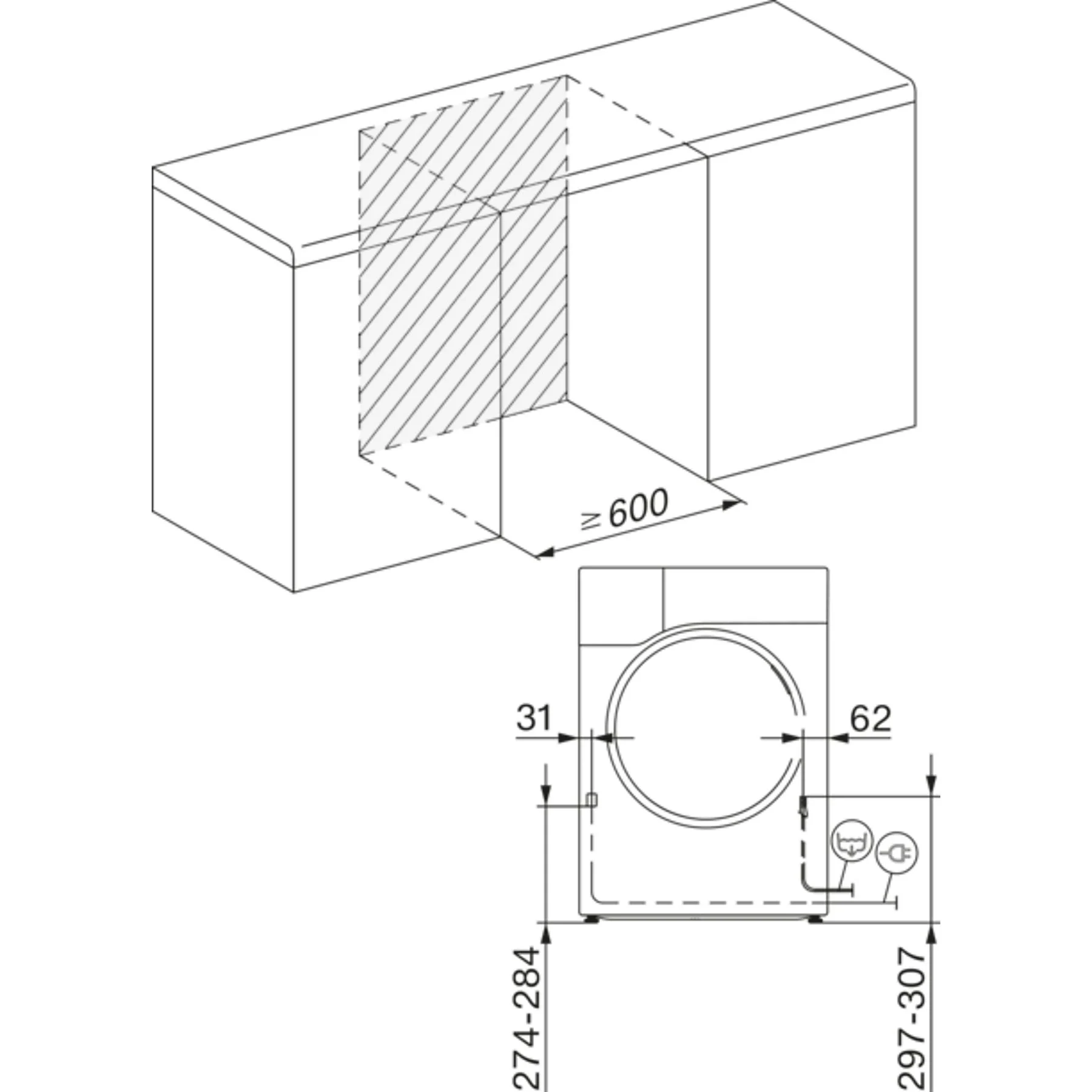 MIELE TWA520WP 8kg T1 Witte Editie Actieve Warmtepomp Wasdroger (8kg, Lotuswit) - obrazek 9