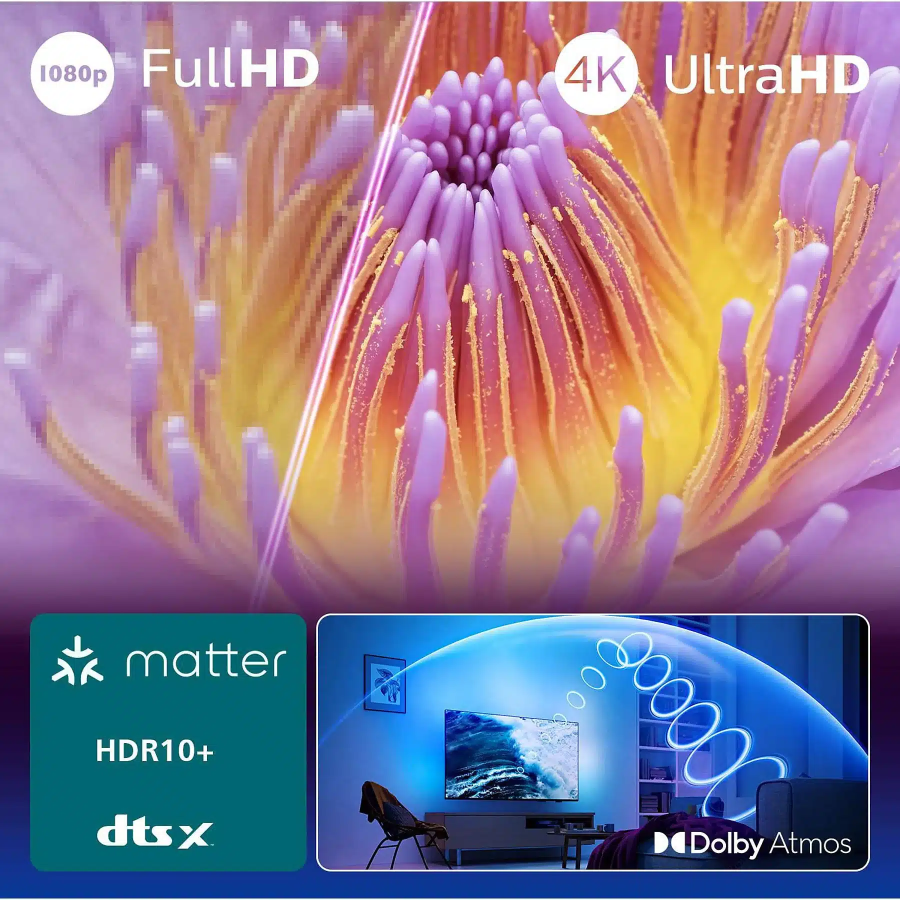PHILIPS 55PUS8550/12 LED Ambilight TV (piatto, 55 Zoll / 139 cm, UHD 4K, SMART TV, Ambilight) - obrazek 12