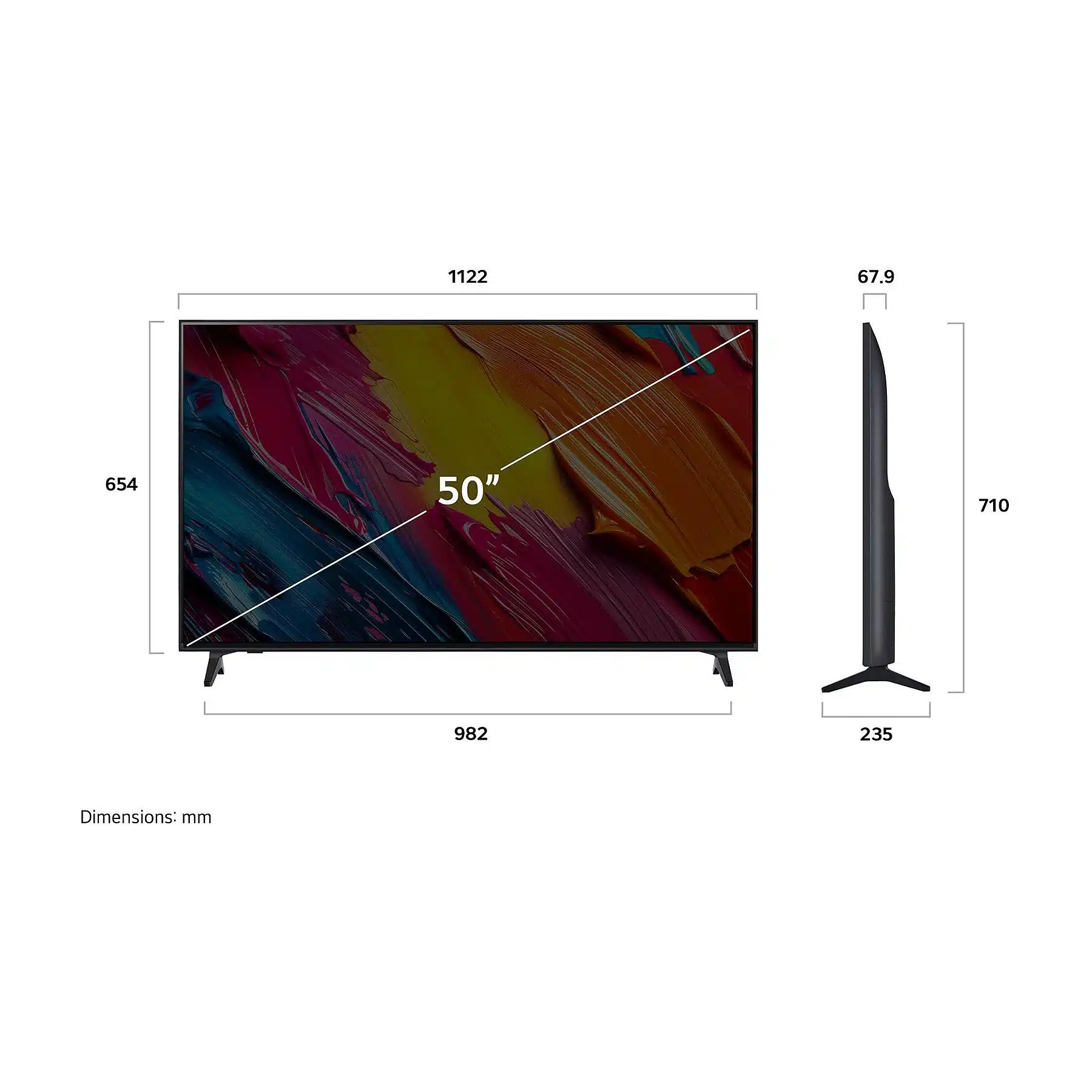 LG 50QNED70A6A LG QNED TV (Plat, 50 inch / 127 cm, UHD 4K, SMART TV) - obrazek 2
