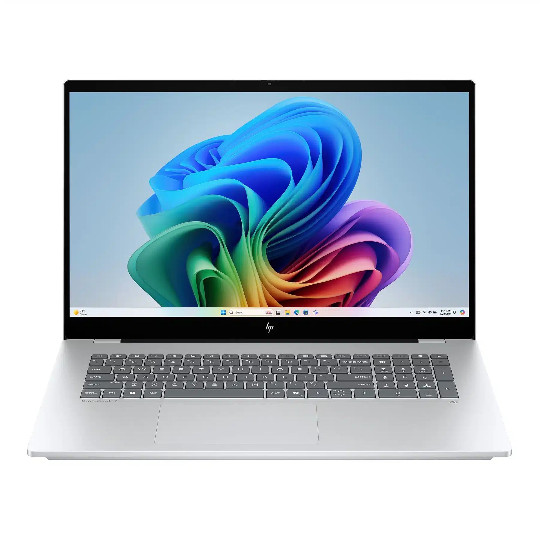 HP OmniBook 7 Next Gen AI 17-dc0376ng, Copilot+ PC – 17,3 pollici – Intel® Core™ Ultra 7 258V – 32 GB – 2 TB – Intel® Arc™ 140V – Windows 11 Pro