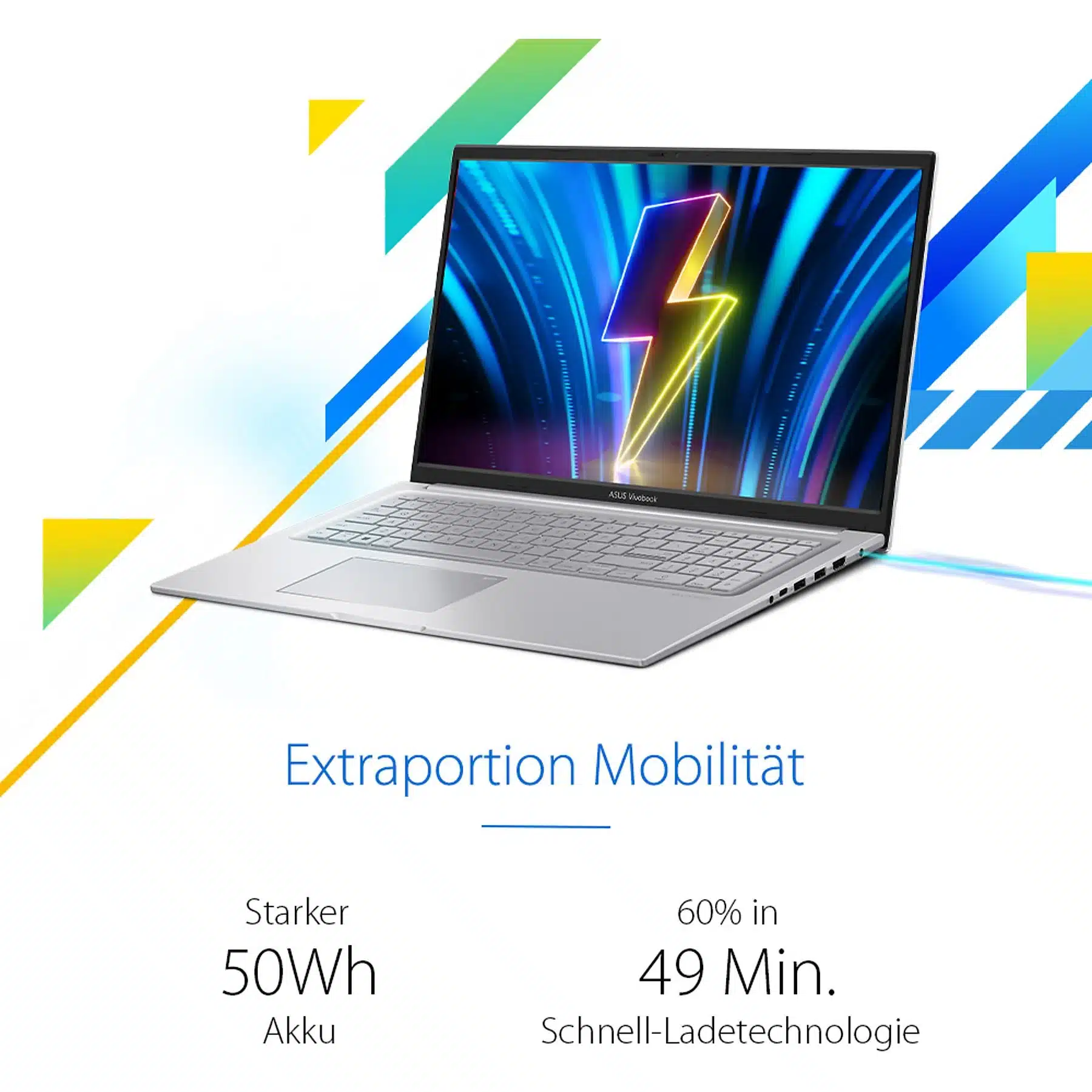 ASUS X1704VA-AU945W – 17,3 inch – Intel® Core™ 7 150U – 16 GB – 512 GB – Geïntegreerde Intel® Core™ Graphics – Windows 11 Home - obrazek 12