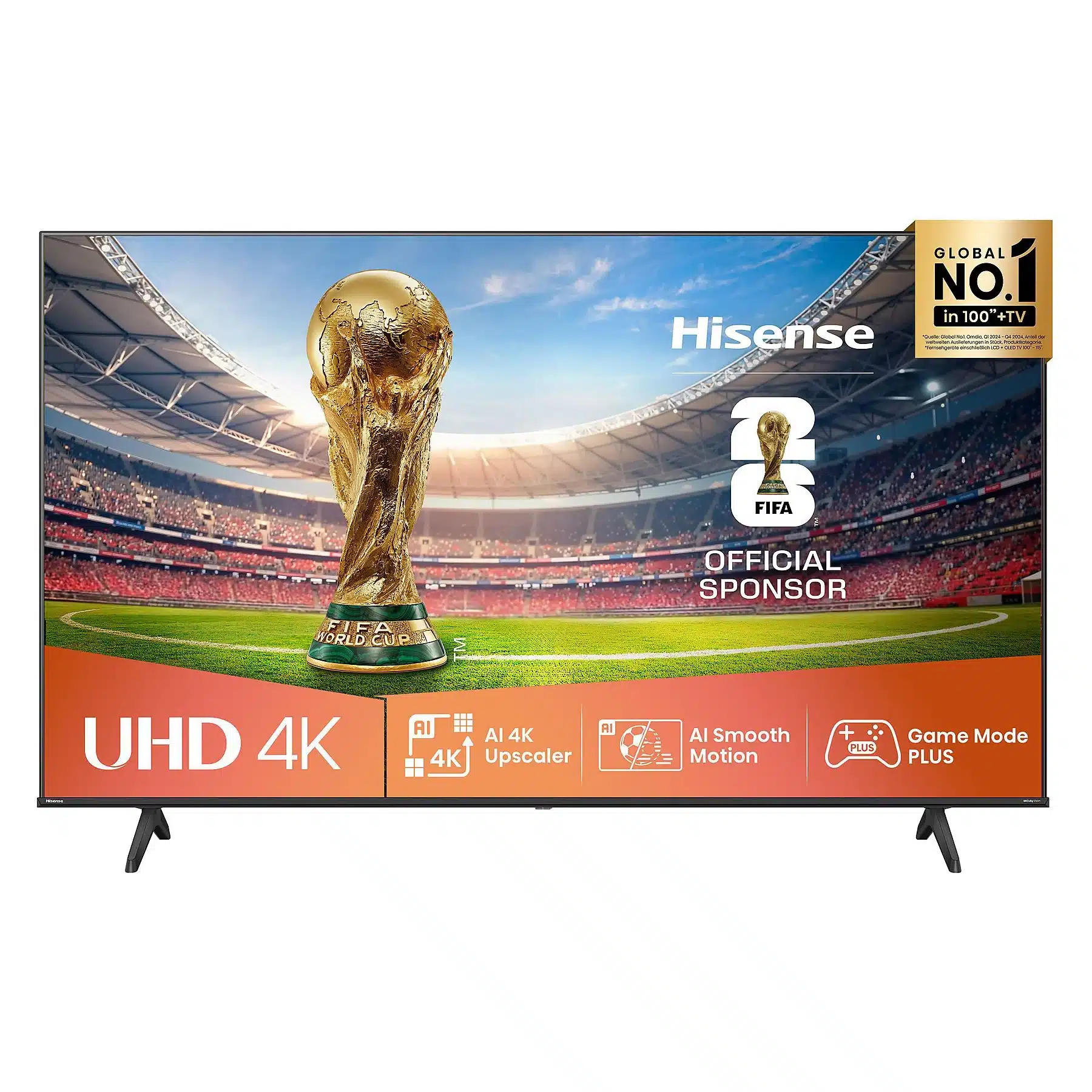 TV LED HISENSE 75A6N (piatto, 75 pollici / 189 cm, UHD 4K, SMART TV) - obrazek 2