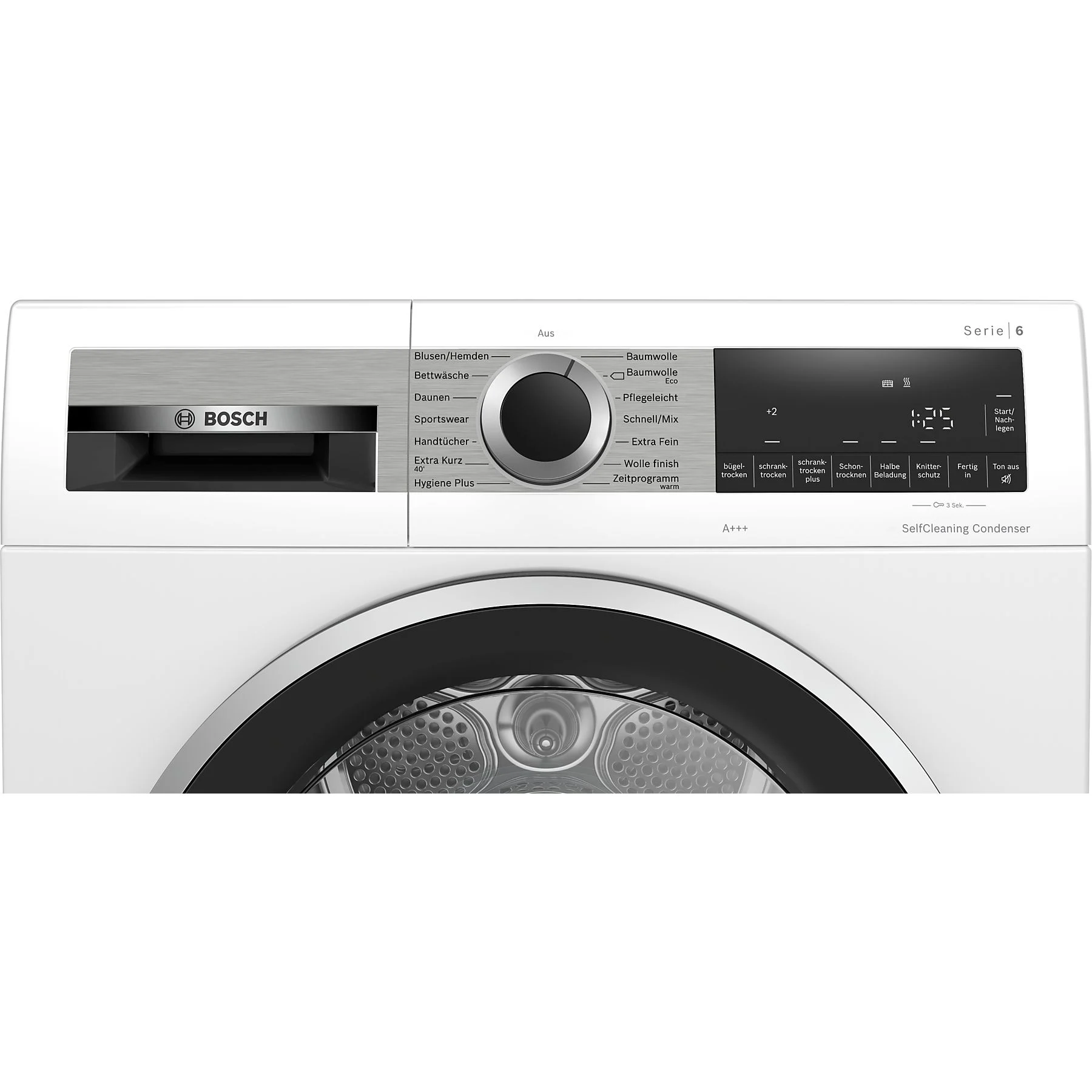 BOSCH WQG235D00 warmtepompdroger (8,0 kg, wit) - obrazek 5